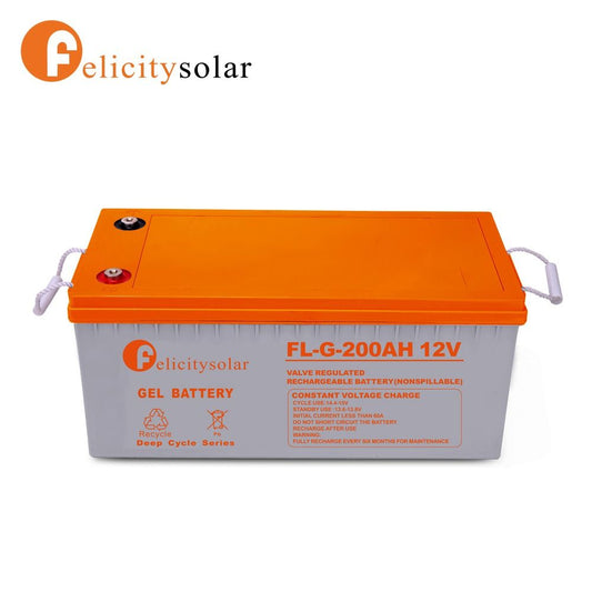 Felicity 12Volts Solar Deep Cycle GEL Battery For Solar System (1 Year Manufacture Warranty)