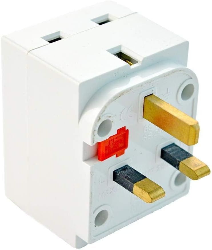 3-Way Socket Multi Plug Fused adapter UK Mains 13 AMP 240V AC/DC 3 Socket