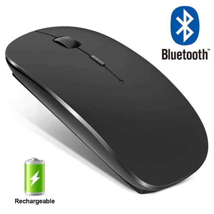 Wireless Slim Rechargeable Bluetooth Mouse Silent Click