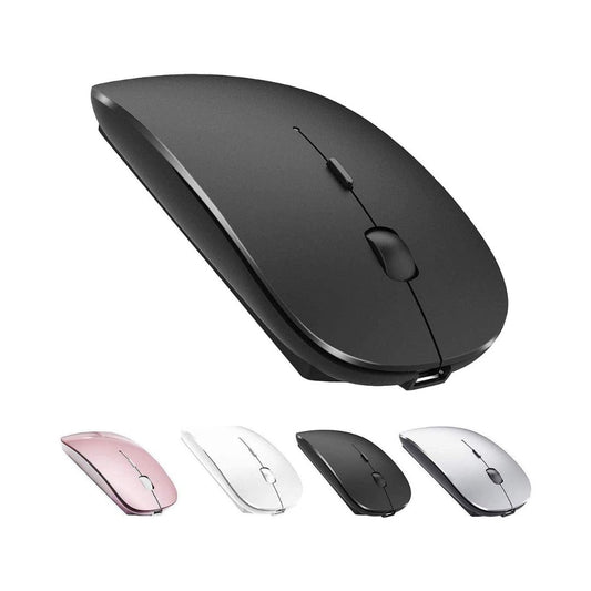 Wireless Slim Rechargeable Bluetooth Mouse Silent Click