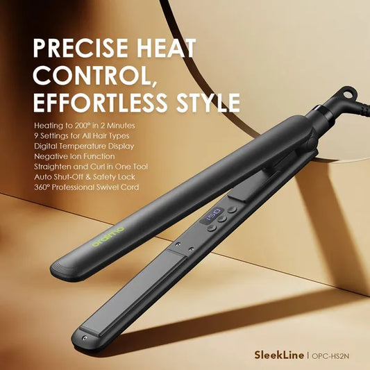 oraimo SleekLine 2-in-1 Hair Styler & Straightener
