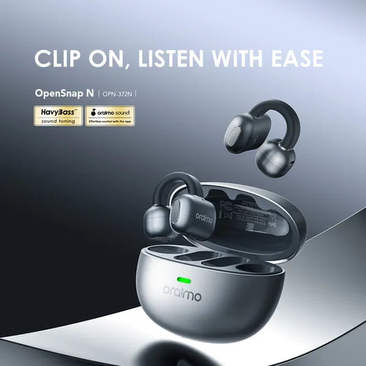 oraimo OpenSnap N Clip-On Open-Ear True Wireless Earbuds