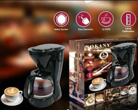 Sokany Coffee Maker - 1.5 L,12 Cups, Coffee Machine