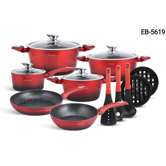 Edenberg Granite Cookware Set With Kitchen Tools 15Pcs