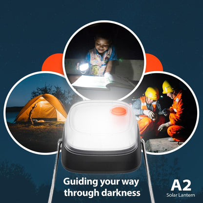 A2 Solar Led Rechargeable Emergency Light, for Home Garden and Outdoor