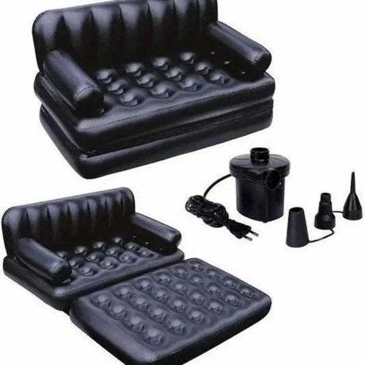 Bestway 5-In-1 2-Seater Inflatable Sofa Air Bed Couch With Free Electric Pump