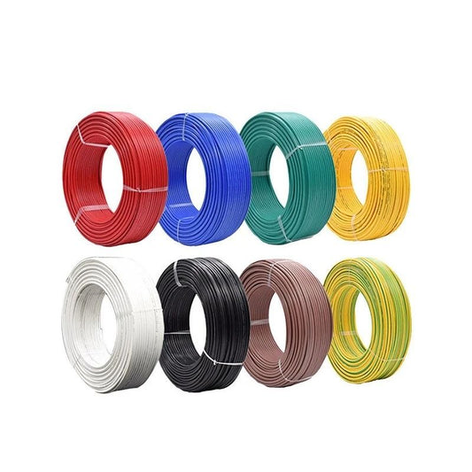 Imported 90-Mtrs Single Core Copper Electric Wire Cable Roll - Voltage 450/750V