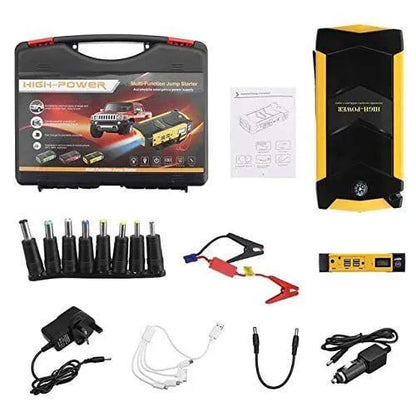 Portable Car Jumper Starter Kit with Portable Charger Power Bank