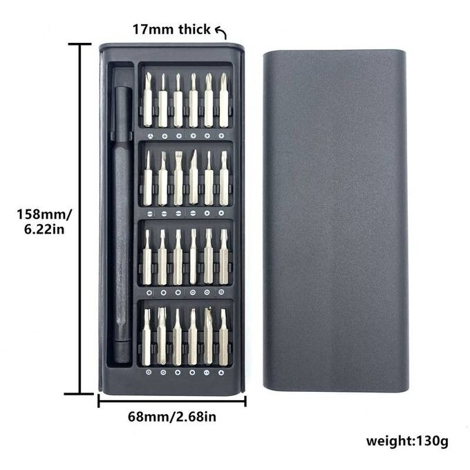 Precision 24 in 1 Screwdriver Kit Magnetic Set for Phone & Electronics Repair