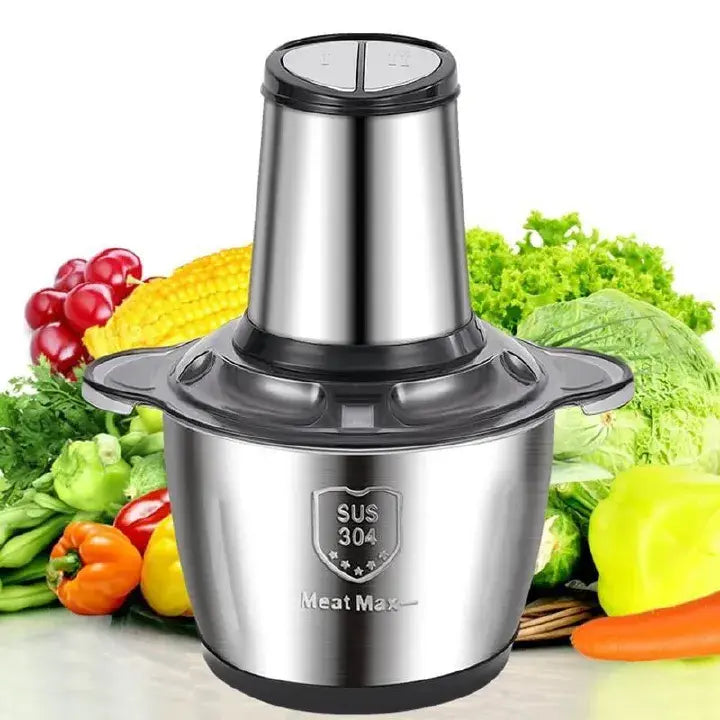 Stainless Steel Electric Food Grinders with Bowl Heavy for Kitchen Food Chopping