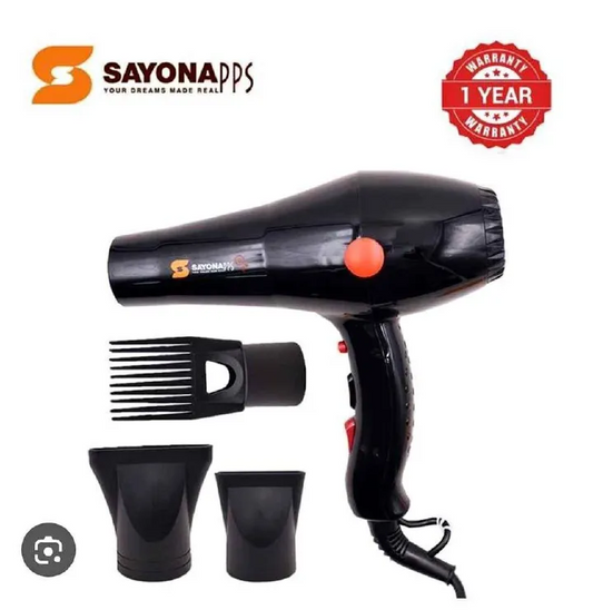 Sayona Hair Blow dryer / blow-dry Straightener - Home Professional Commercial Blowdry