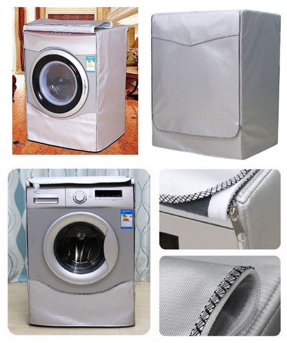 Front Load Dust Protection Washing Machine Cover Durable Cover Supports Machine up-to 10KG