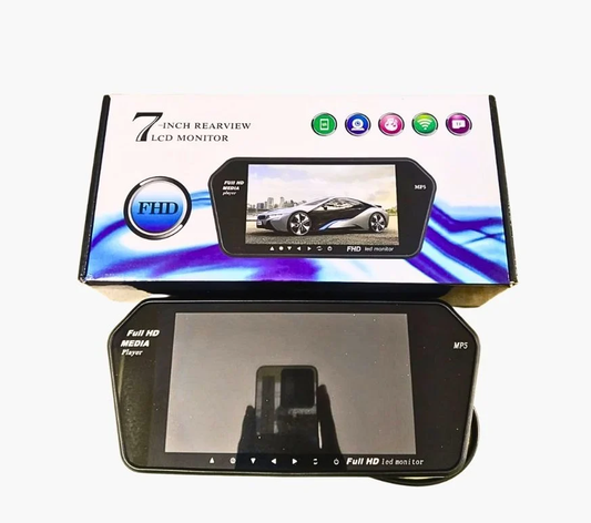 7 inch Color TFT LCD Car Rearview Monitor supports USB, SD with Remote Built-in Bluetooth