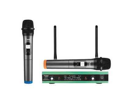 Professional Wireless Microphones with Receiver VHF 2 PC