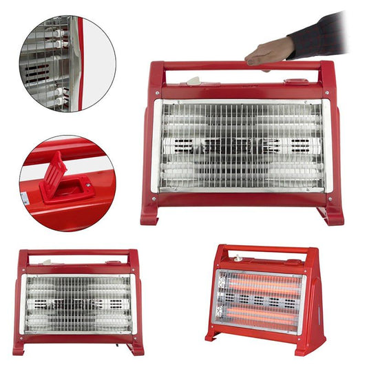 Quartz 800 - 1600 Watts Infrared Electric Quartz Room Heater With 4 Heating Elements And Humidifier