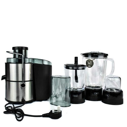 Redberry Juicer 4 in 1 Multifunction heavy duty Electric juice extractor with blender grinder and meat mincer - 500Watt power