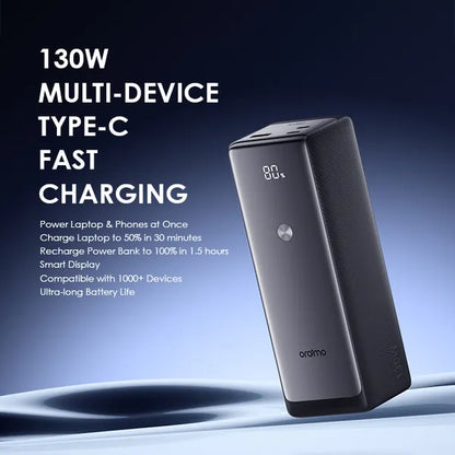 oraimo PowerJet 130 27600mAh 130W Power Bank