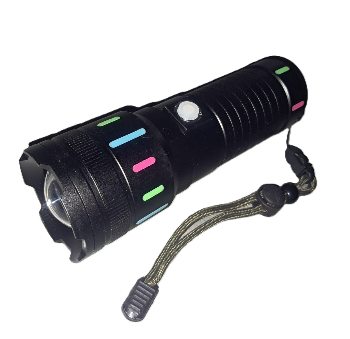 Powerful flashlight USB telescopic zoom 150W Can Charge a Phone