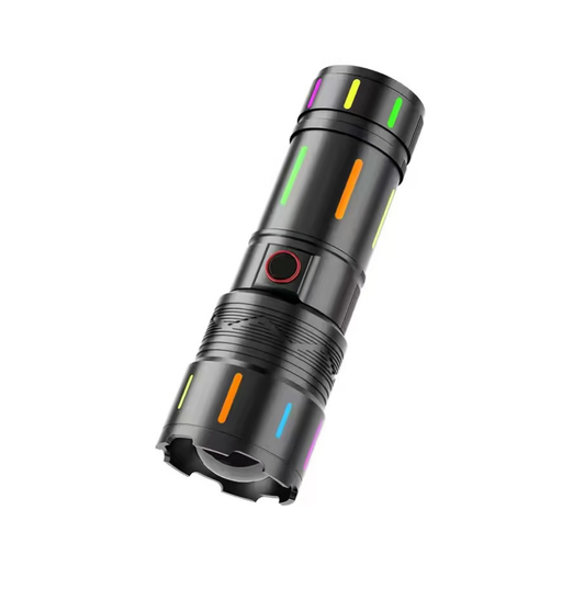 Powerful flashlight USB telescopic zoom 150W Can Charge a Phone