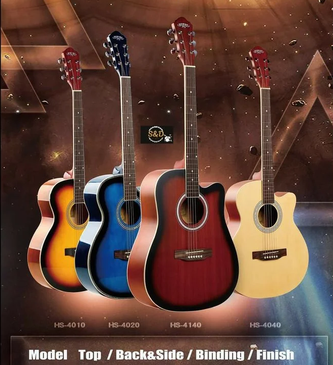 Acoustic Size 40 Inches Box Guitar