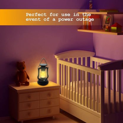 Solar Camping Lantern with Hand Crank for Camping Lights, Waterproof Portable Lamp