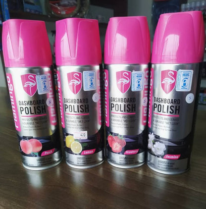 Flamingo Dashboard Polish, for Car, Motorbike, Leather, Plastic, Rubber & Wood