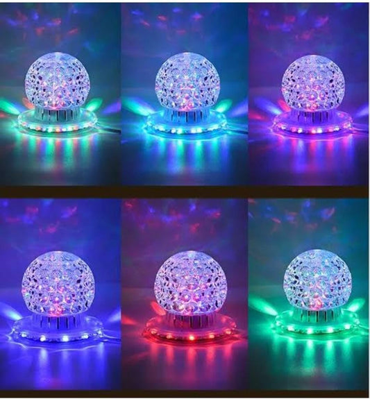 Disco Ball LED Party Light Rotating Stage Lighting Effect for Parties Disco