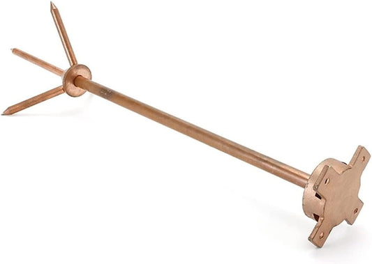 Copper Lightning Arrestor Rod for Industrial Buildings, House Roof, School, Hospital