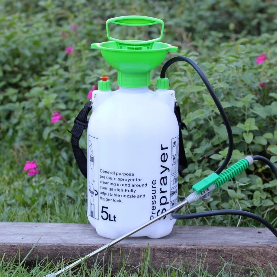 Garden Pressure Weed Spray Bottle Hand Pump Water Plant Sprayer