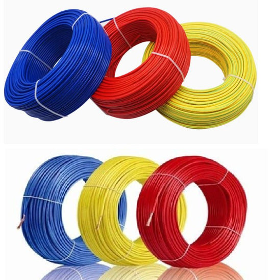 Single Core Electrical Copper Cable Wire for Home, Office, Industial, Electrical Uses etc - 90 Meter