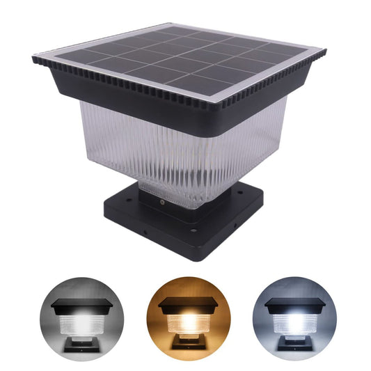 Solar Lights for Home Garden Outdoor 48-LED Waterproof Pillar Wall Gate Post Lamp
