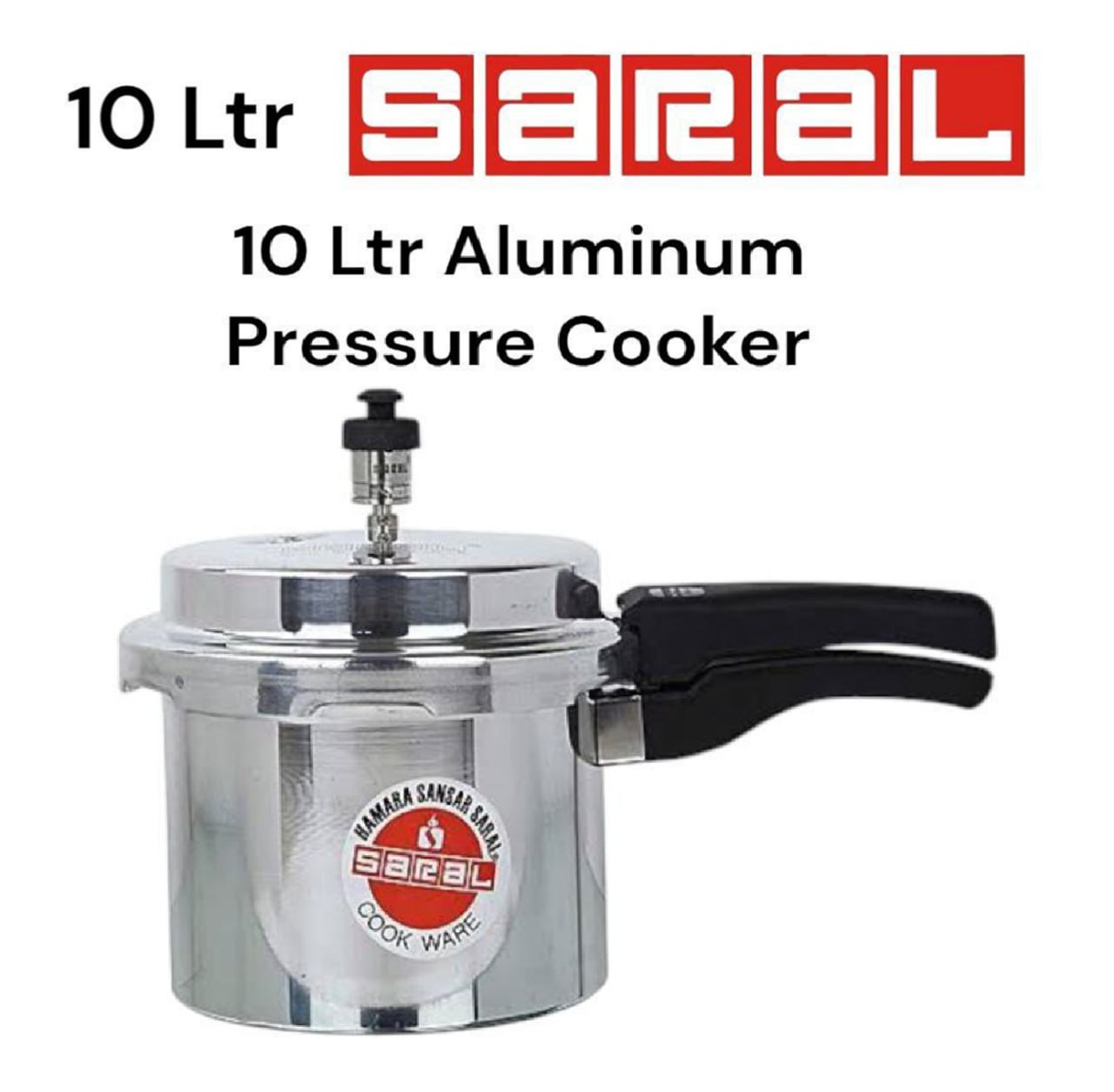 Alminium Saral / Signature Heavy Pressure Cooker with Explosion Proof+ & Safety Valve