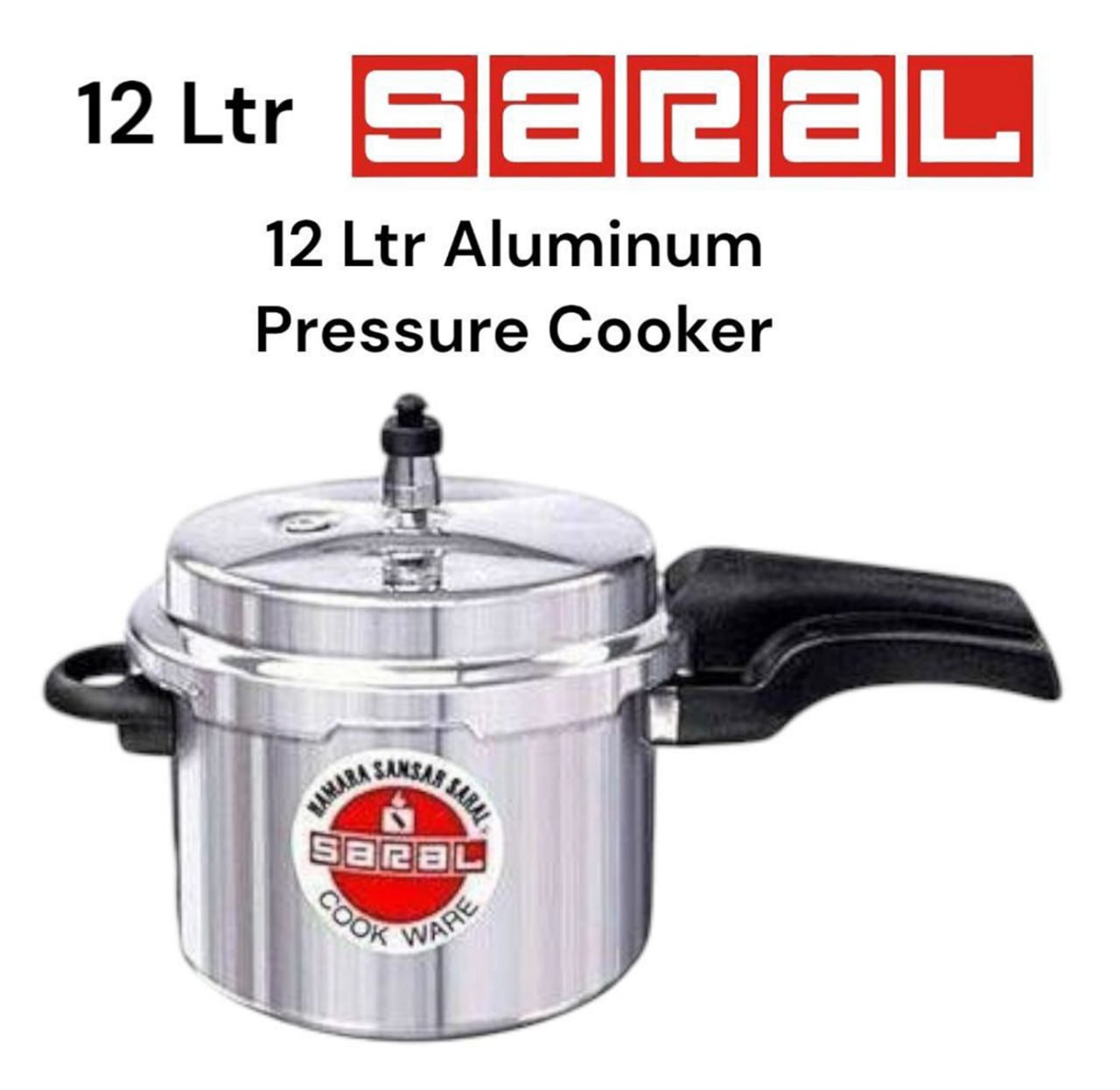 Alminium Saral / Signature Heavy Pressure Cooker with Explosion Proof+ & Safety Valve