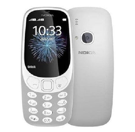 Nokia 3310 16MB Storage,16MB RAM, 2.4" TFT Display, Dual SIM, 2MP Camera, 1200mAh Battery