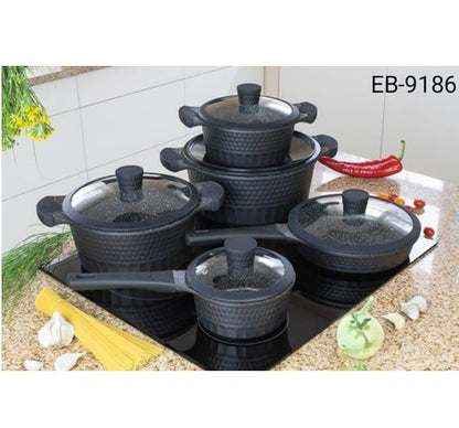 Edenberg 10PCS Marble Cookware Set