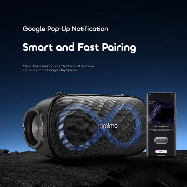 oraimo SpaceBox Pro 80W Karaoke - Support Wireless Speaker