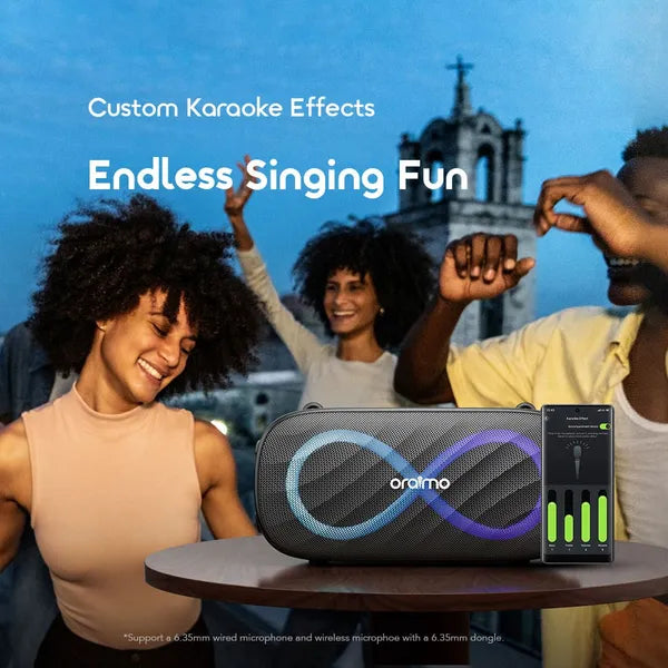 oraimo SpaceBox Pro 80W Karaoke - Support Wireless Speaker